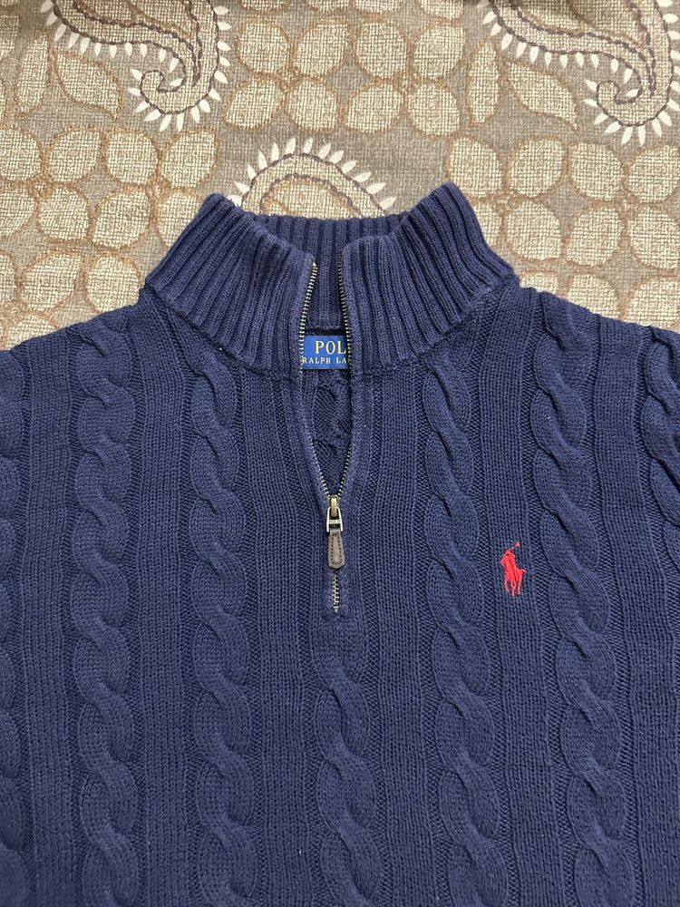 Ralph Lauren Cable Knit Quater Zip