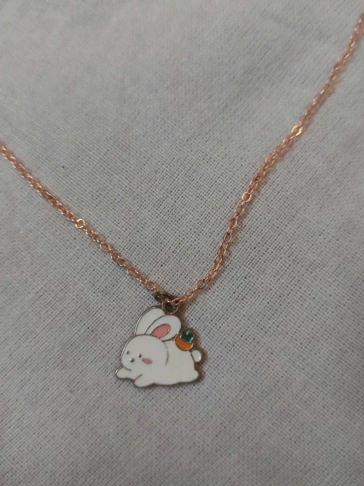 Bunny Pendant Necklace