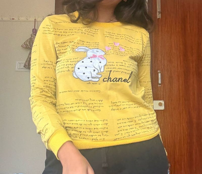 Chanel &amp; Bunny Print Top💗🐰
