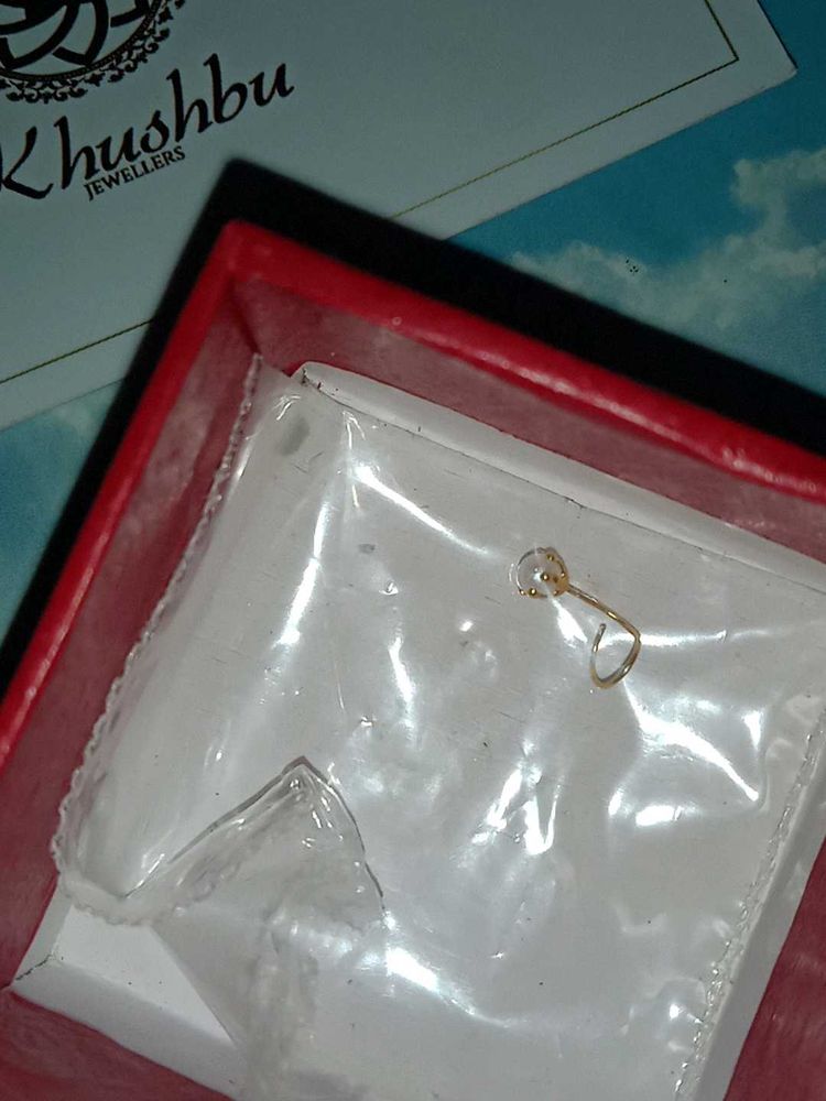 Khushbu Jewellers Pearl Nose Pin🦪