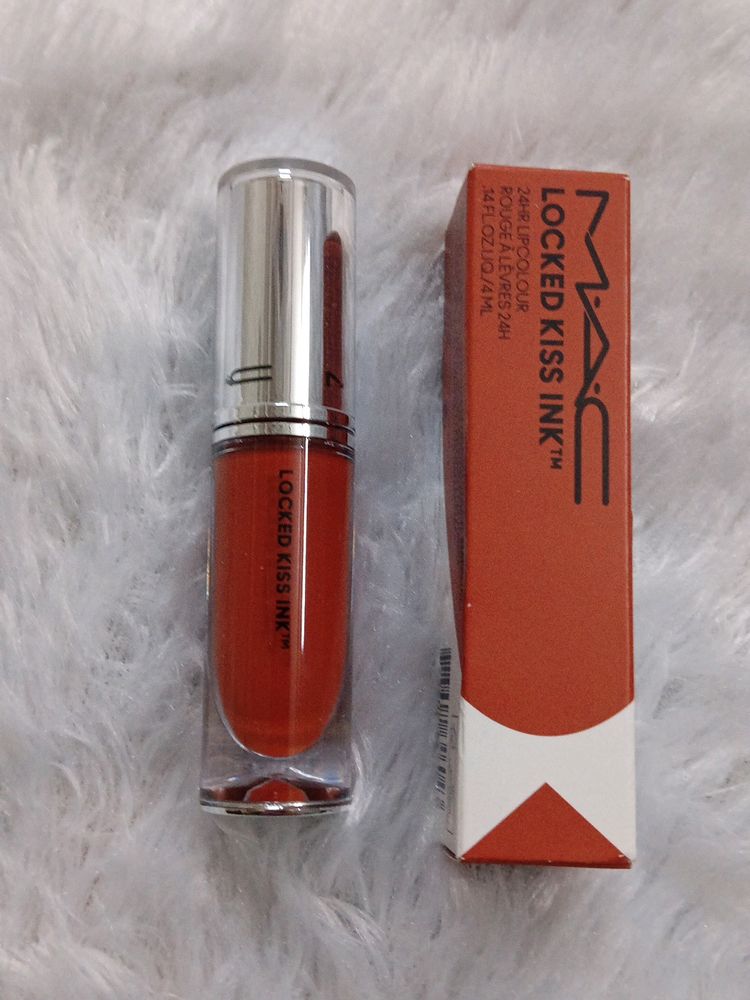 MAC Locked Kiss Ink Lipstick Brazen 🧡