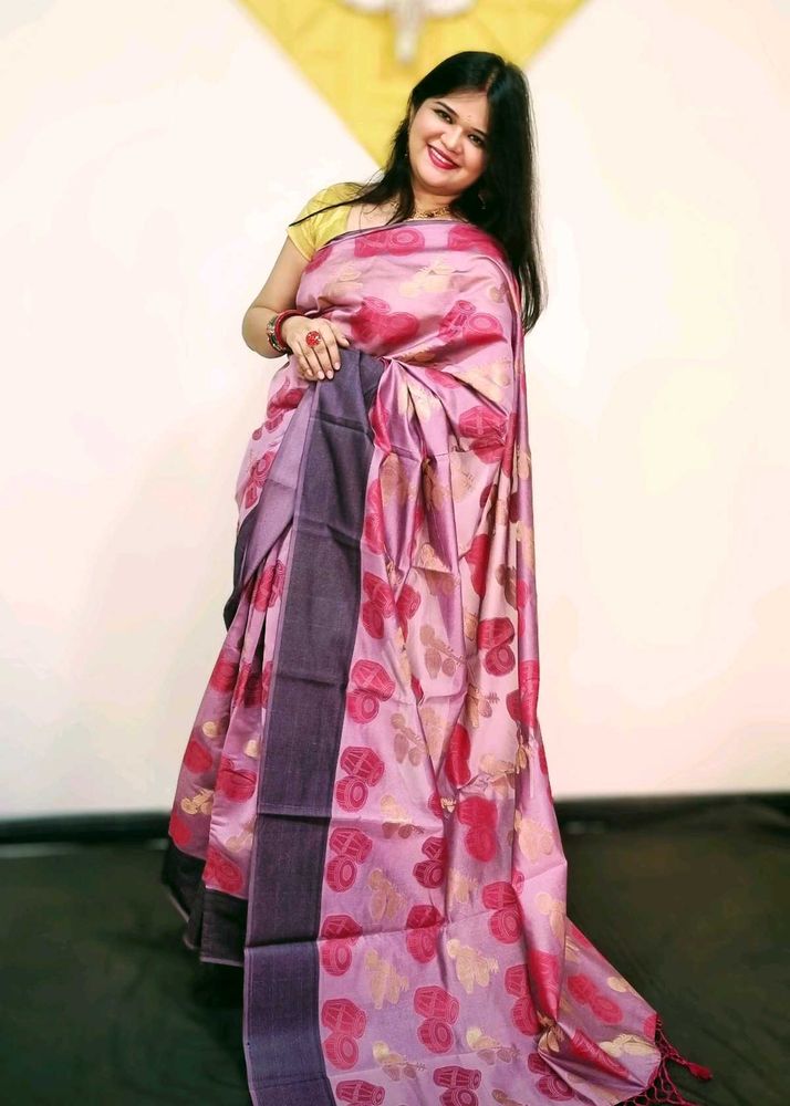 Banarasi Si-co Instrument Weaving Saree