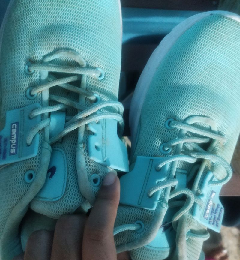 Campus Girls Blue Sports Shoe And Sneaker