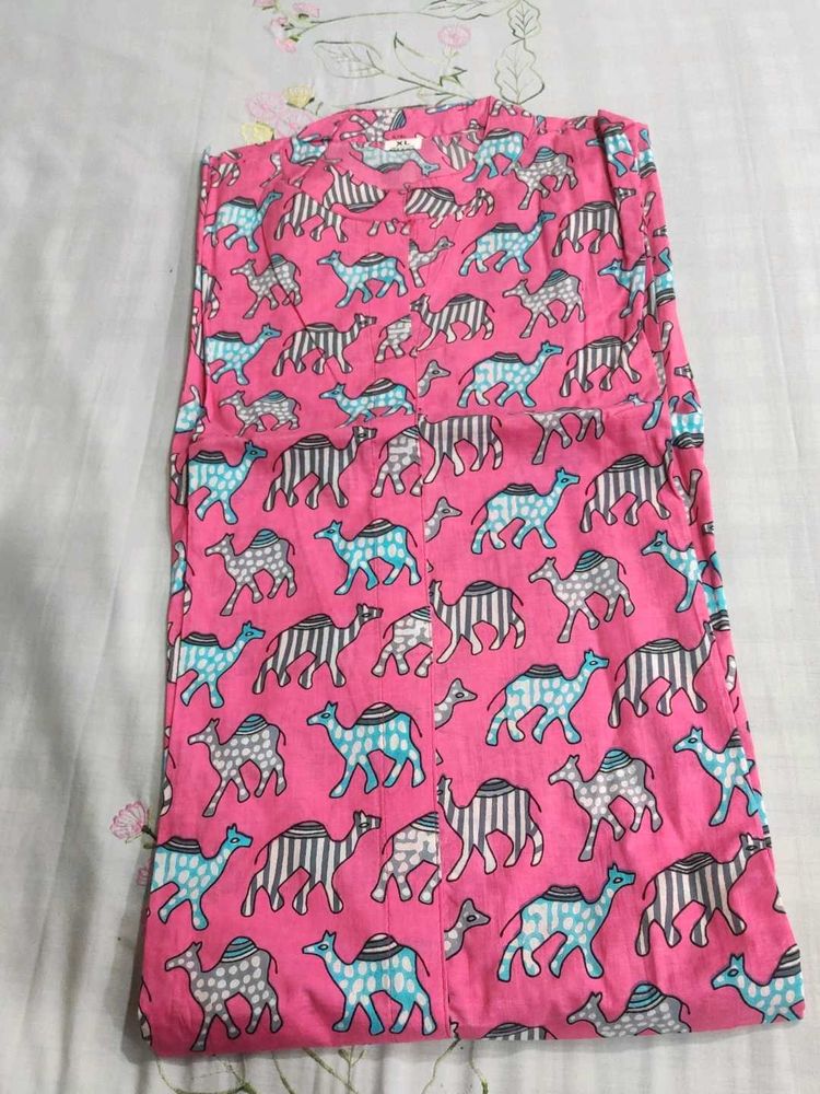 New Cotton A Line Kurta Size Xl.