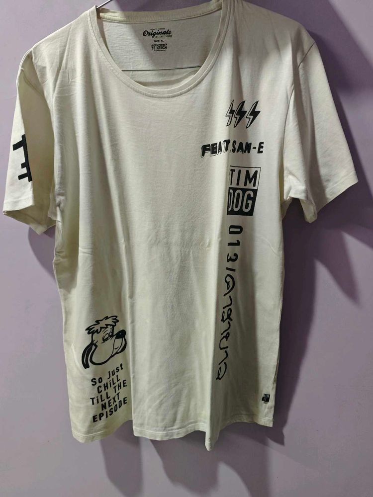 Kook N Keech Printed Men Round Neck Tshirt