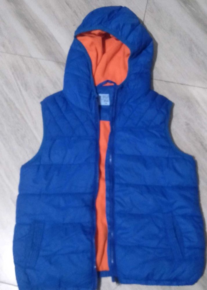 Nylon and fleece Warm Half jacket