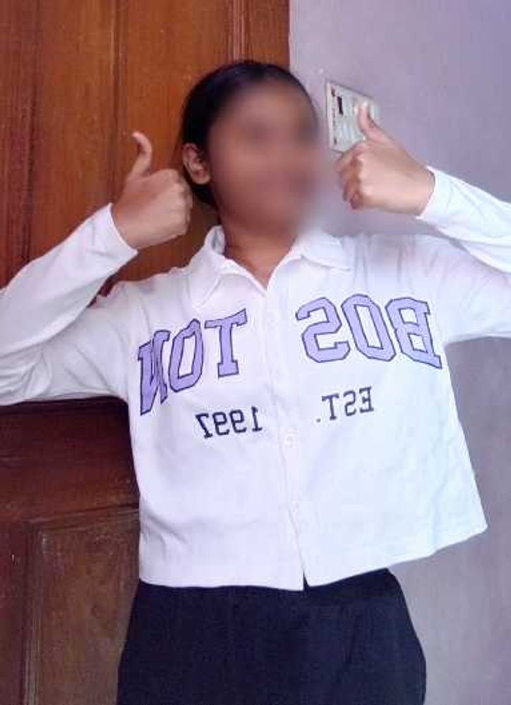 Cute Graphic Print Top