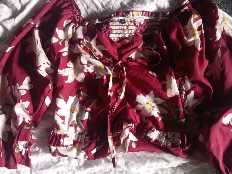 Floral Crop Top