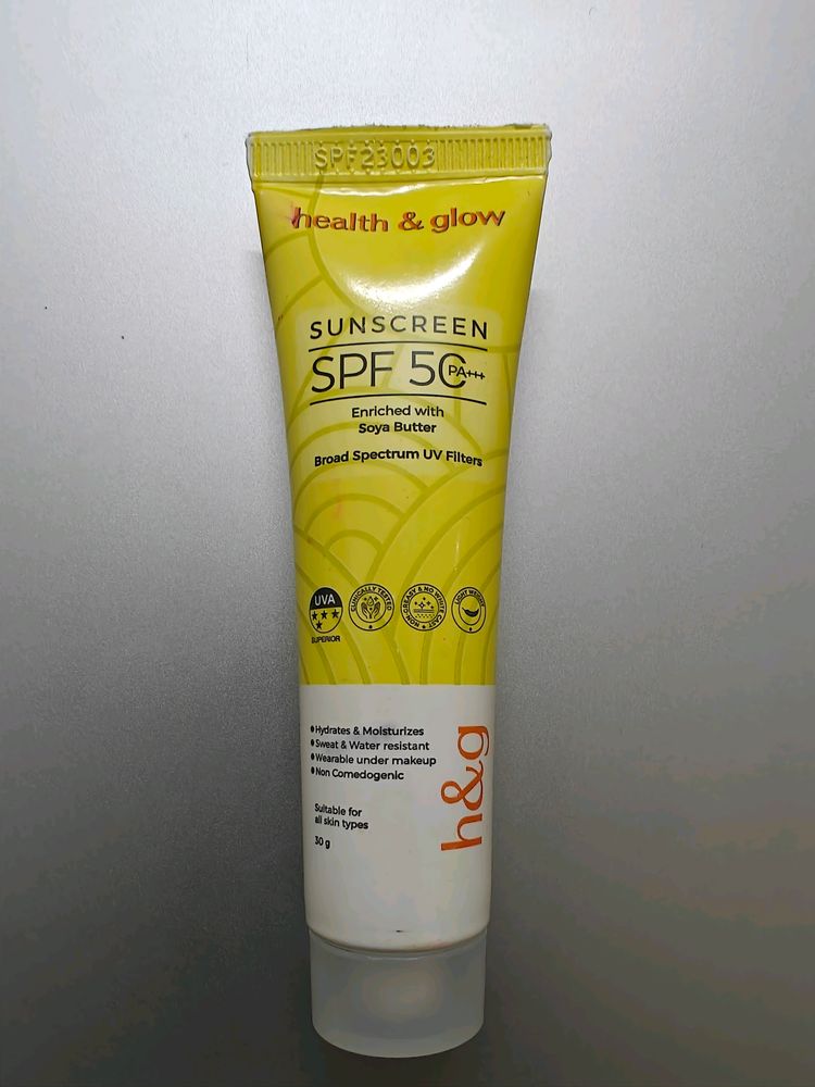 Health &amp; Glow Sunscreen SPF 50