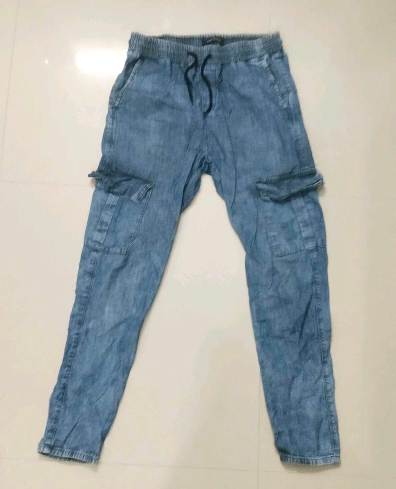 Highlander Denim Cargo Pants