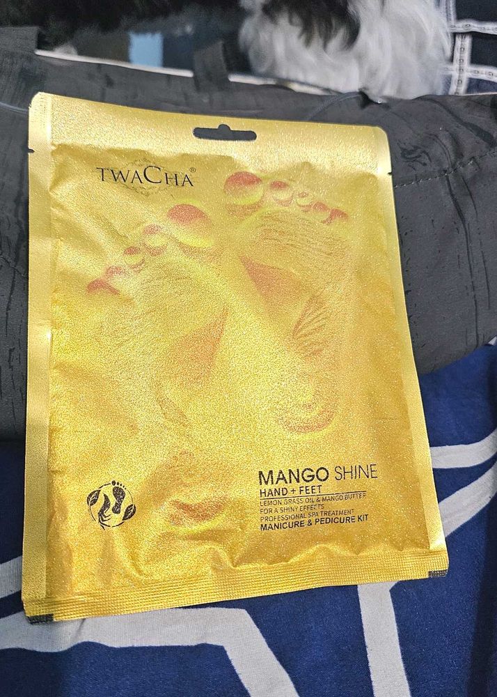 TWACHA Mango Shine Hand + Feet Mask