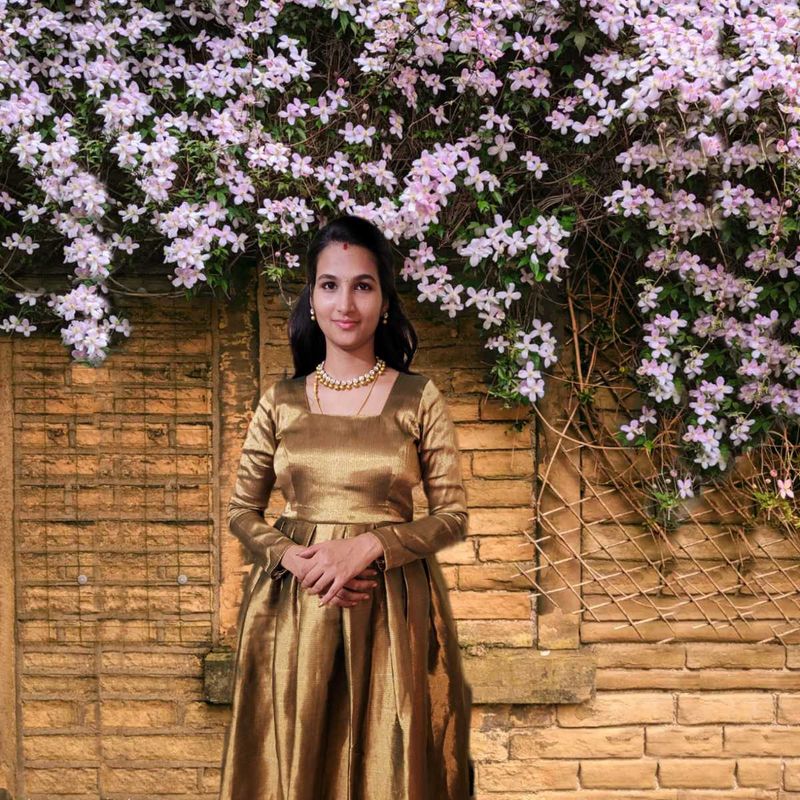 Elegant Gold-toned Dress