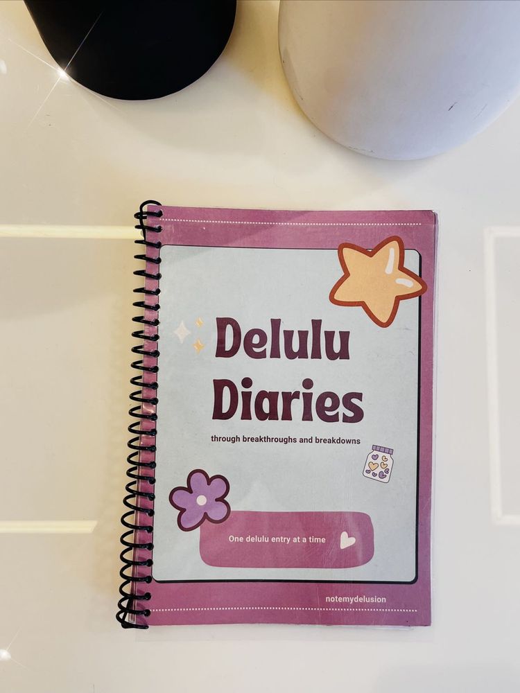 Delulu Diaries Manifesting Journal