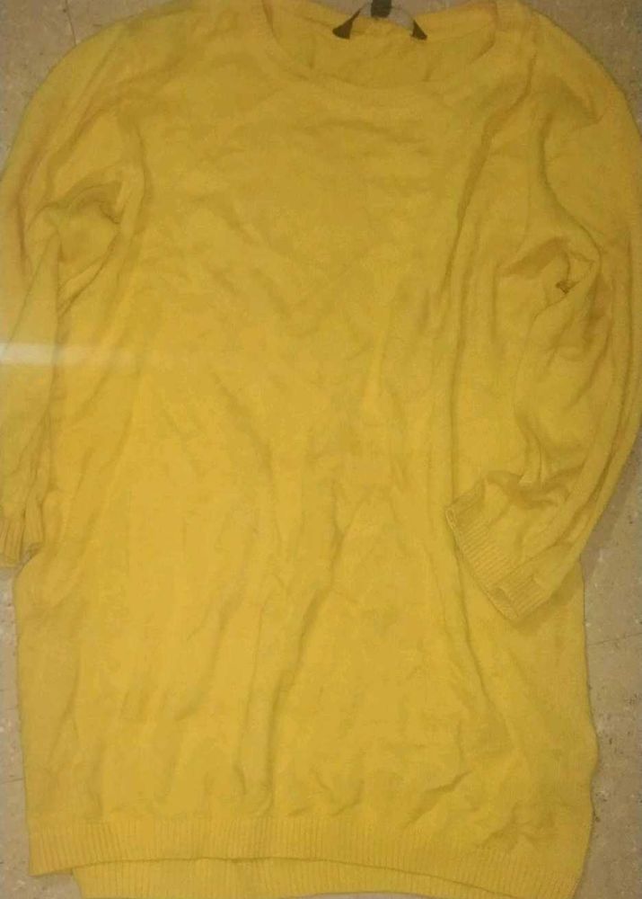 Yellow Pullover Sweater
