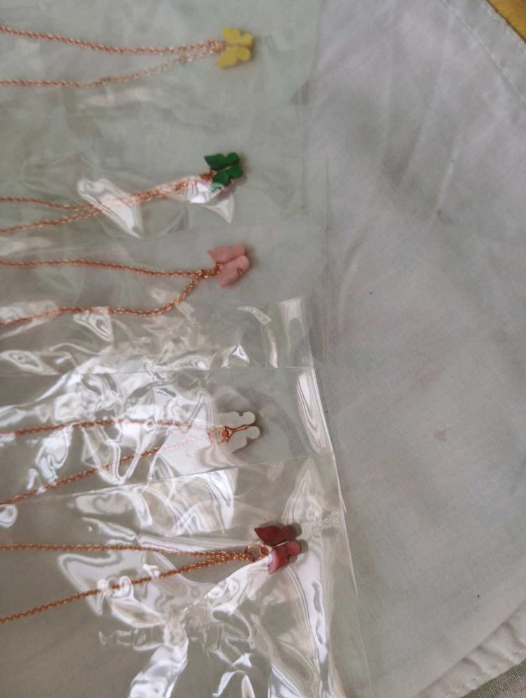 Aesthetic Butterfly Necklace 🌷 Pack Of 5