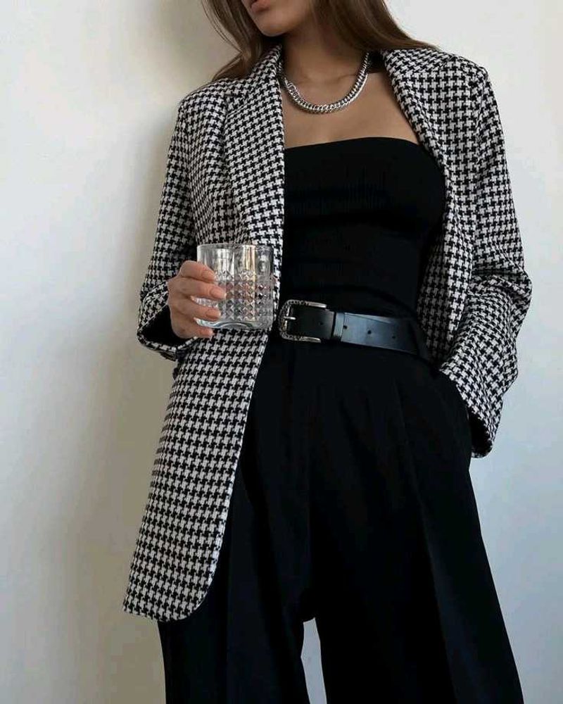 Houndstooth Blazer