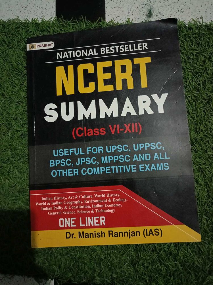 NCERT Summary Class VI-XII (UPSC/MPPSC/UPPSC/JPSC)