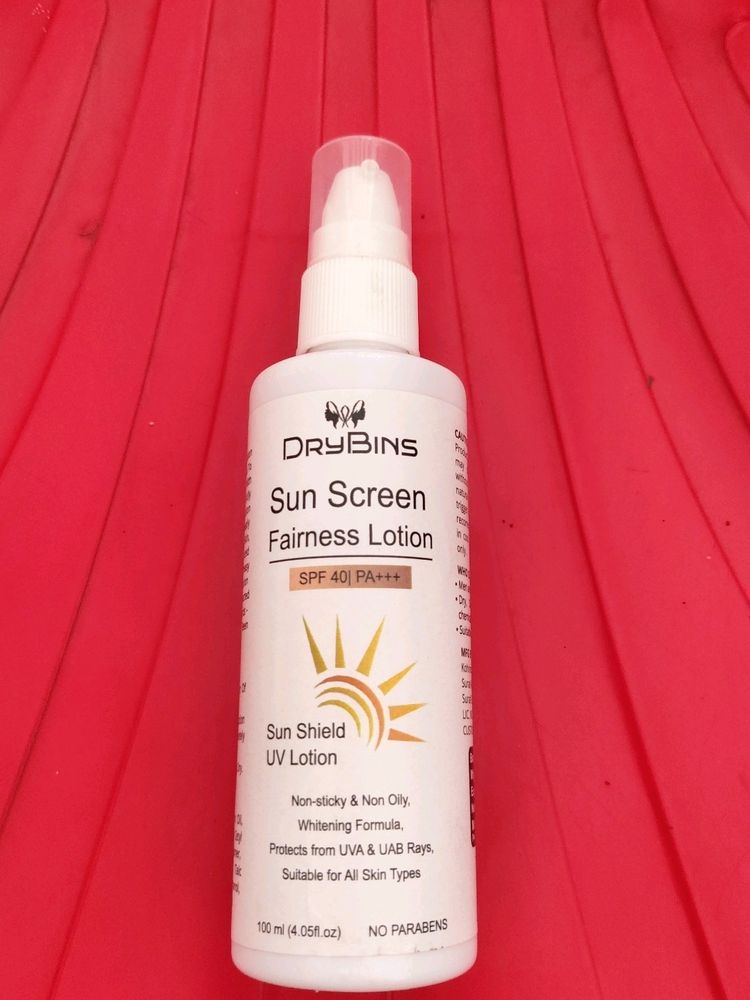 Sun Screen Fairness Lotion