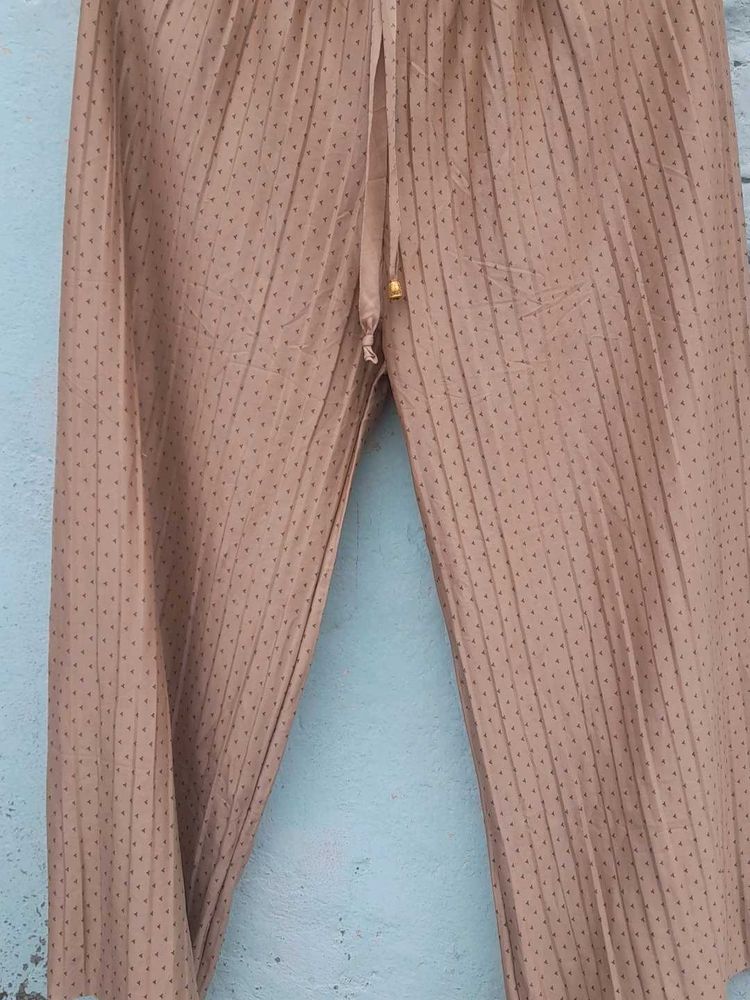 Brown Polka Dot Lounge Pants