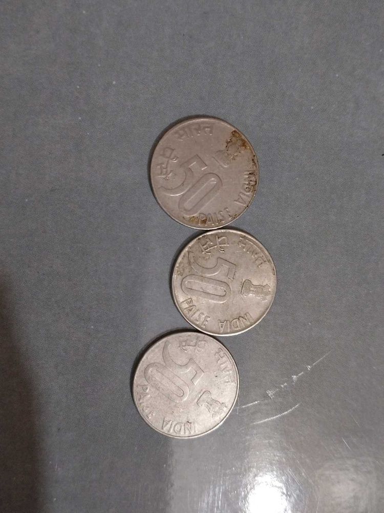 50 Paisa Coins