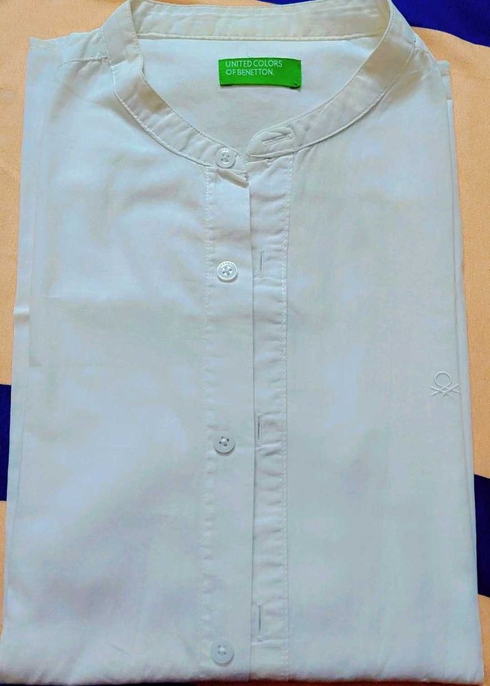 United Colors of Benetton White Shirt