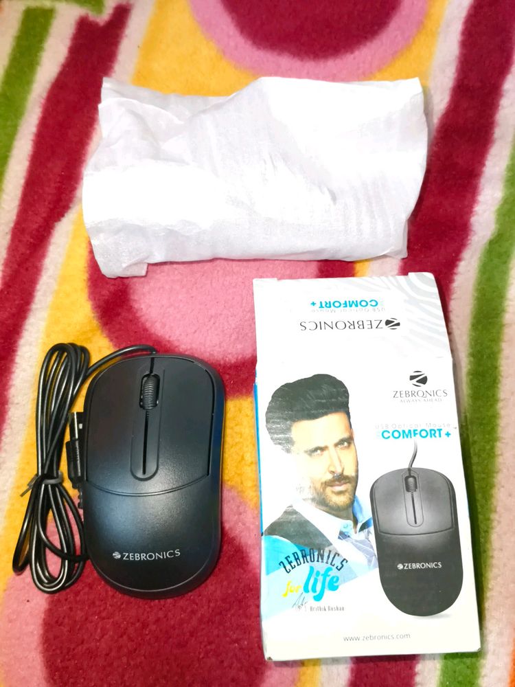 Zebronics Mouse For Laptop And Computer