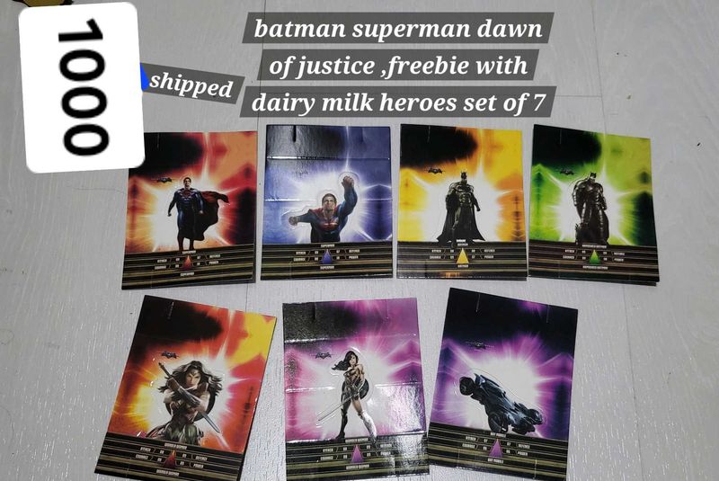 Dawn Of Justice Batman,superman Cadbury Freebie