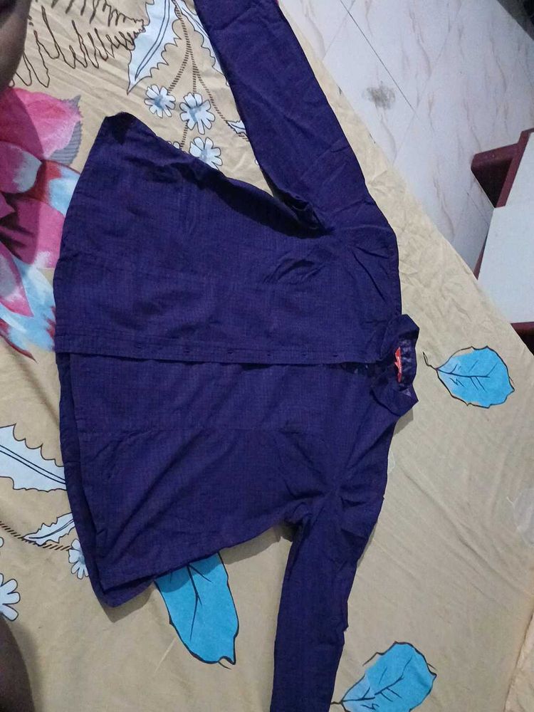 Purple Long Sleeve Shirt
