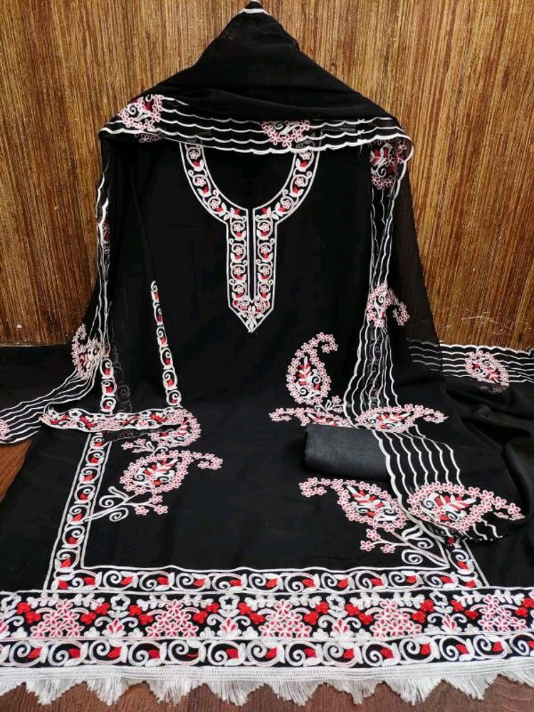 Black Suit Dress Material