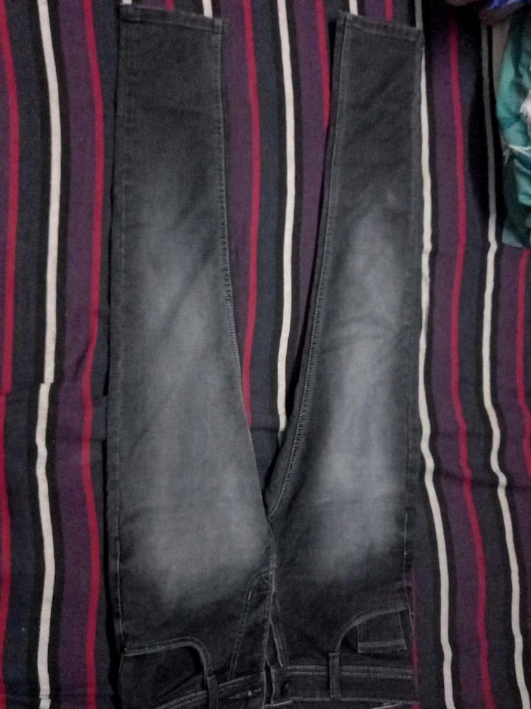 Stylish Grey Denim Jeans