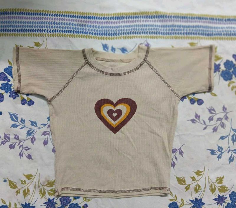 Y2K Heart Graphic Tee