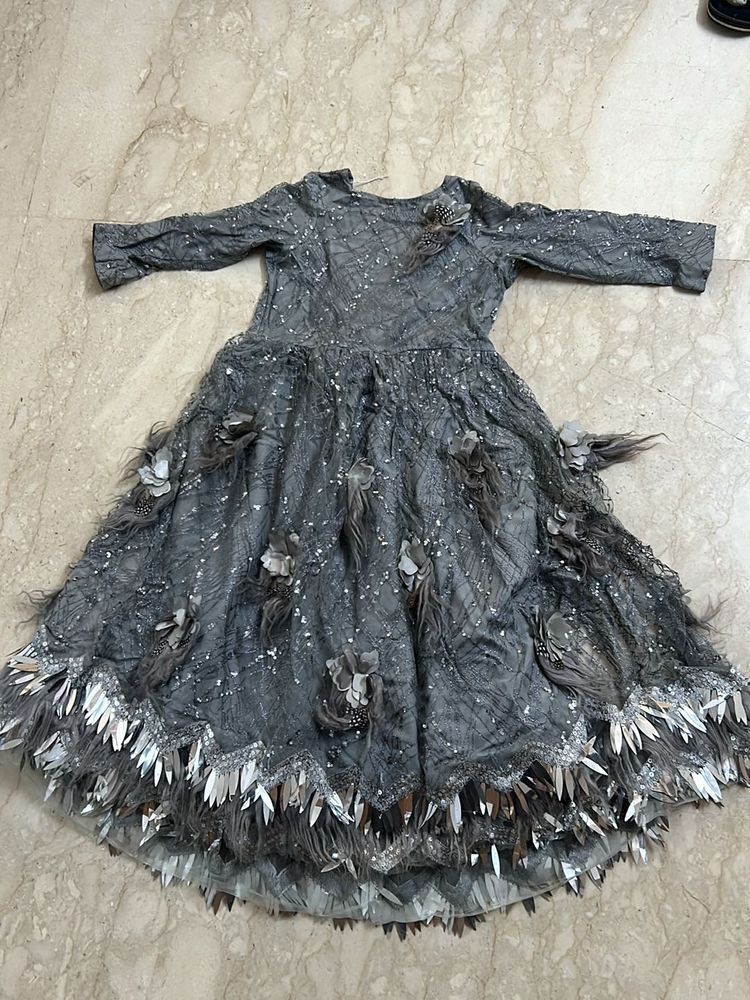 Embellished Party Wear Girls Gown