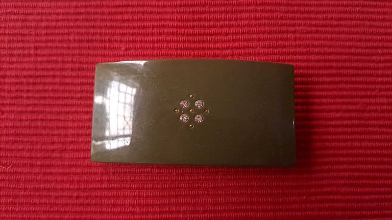 Olive Green Vintage Hair Clip