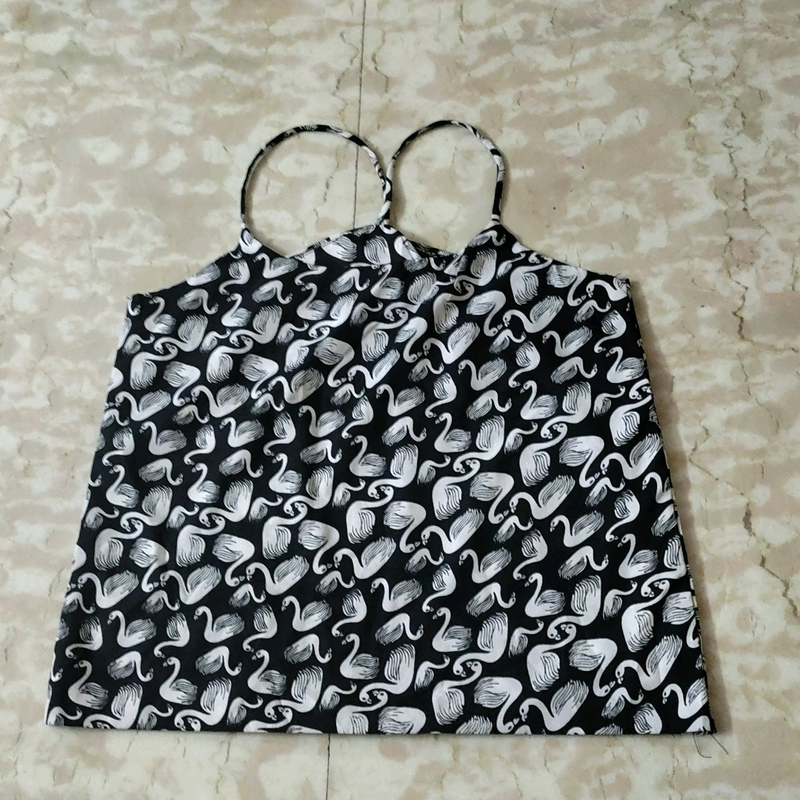 combo of alter neck  top and tube top
