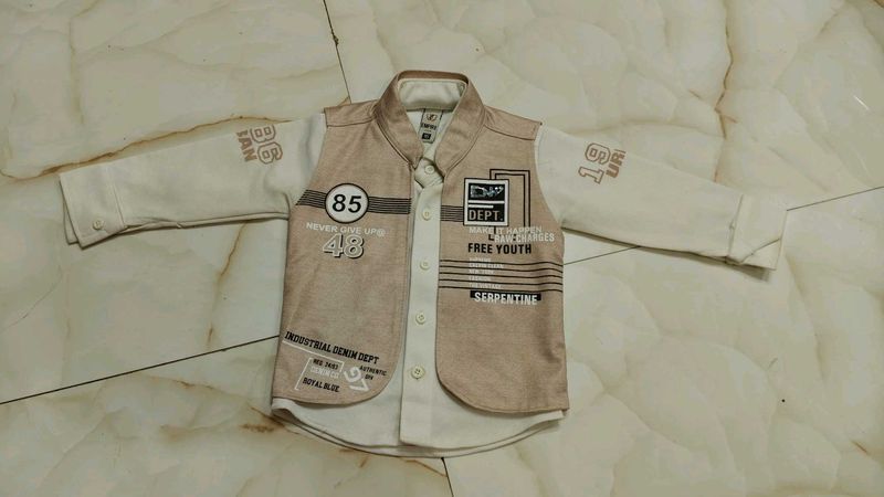 Cool Graphic Print Button-Up Shirt