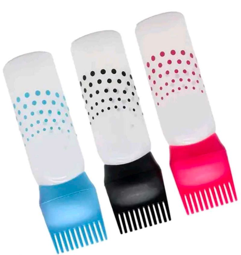 Hair Oil Applicator Bottles Pack Of 3