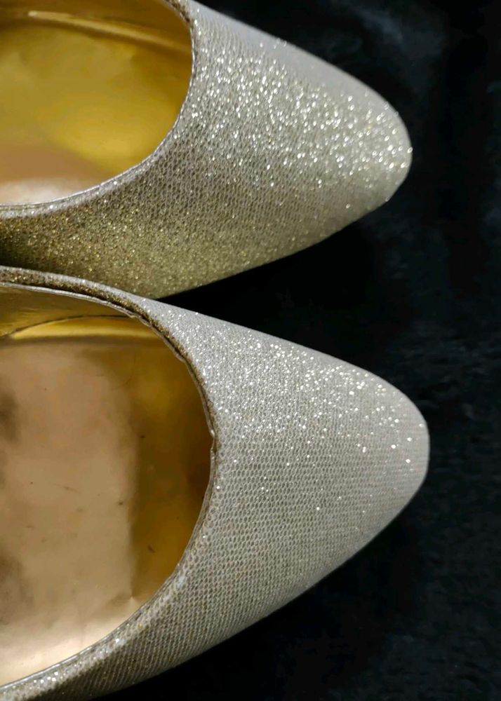 Sparkling Gold Heels