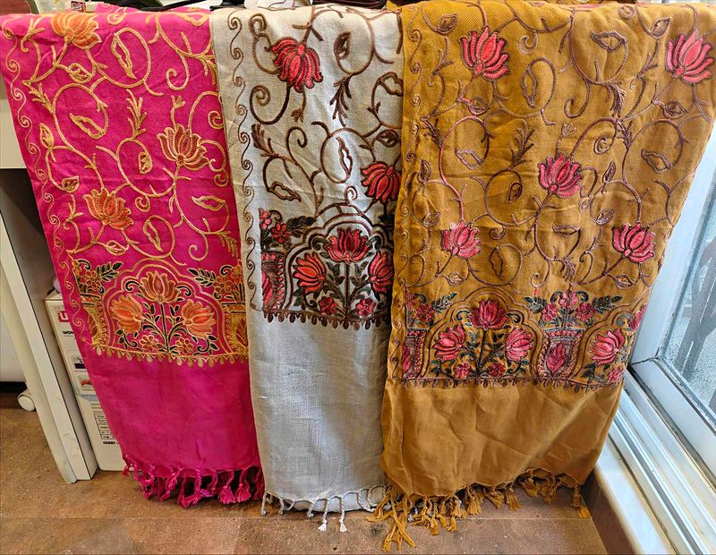 Embroidered Shawls