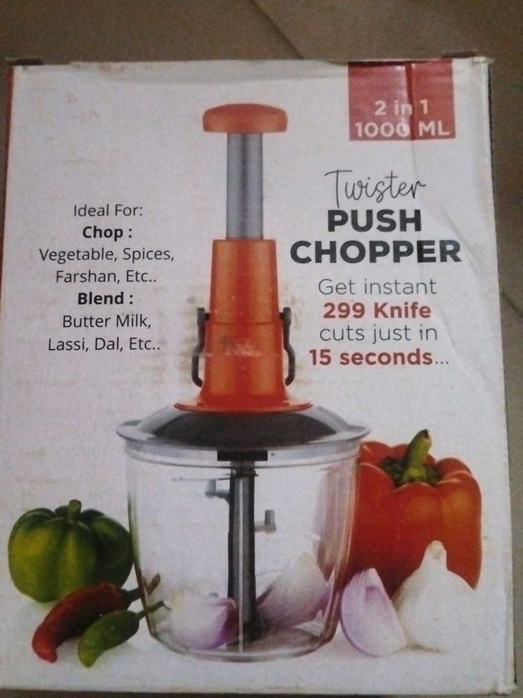 Press Chopper Cut All Vegetables