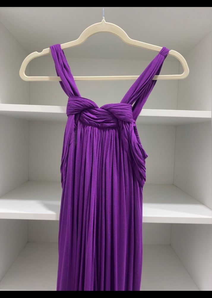 Chemistry Purple Maxi Gown