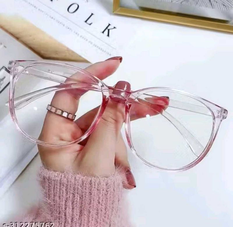 Stylish Pink Frame Glasses