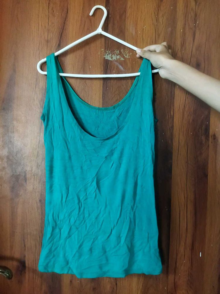 Cyan Tank Top