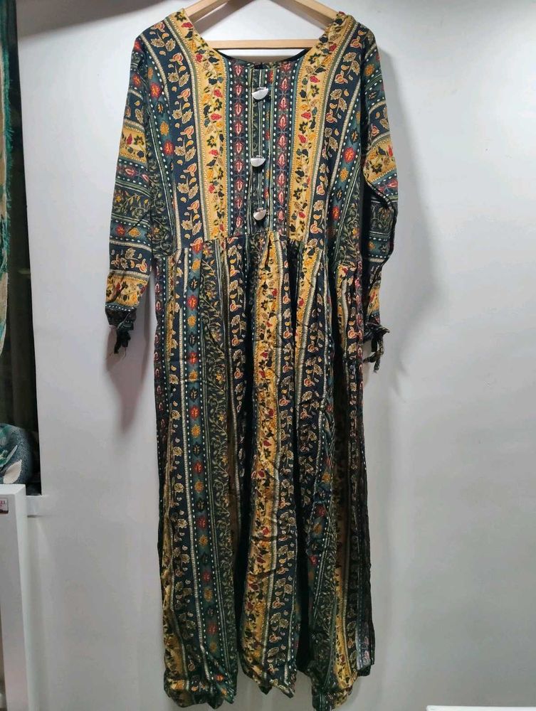 Boho Print Maxi Dress