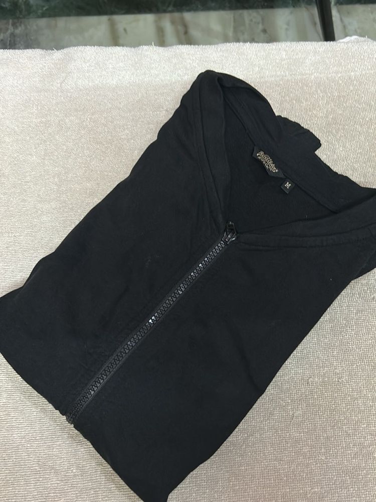 Black Jacket with Zipper