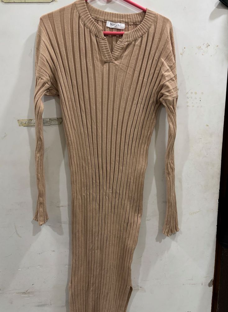 Ribbed Knit Bodycon Dress