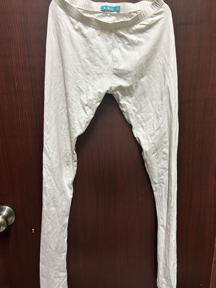 Damaged White Leggings