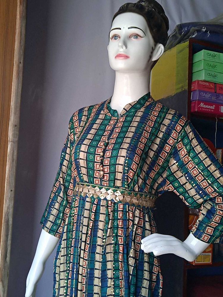Diamond Pattern Dress
