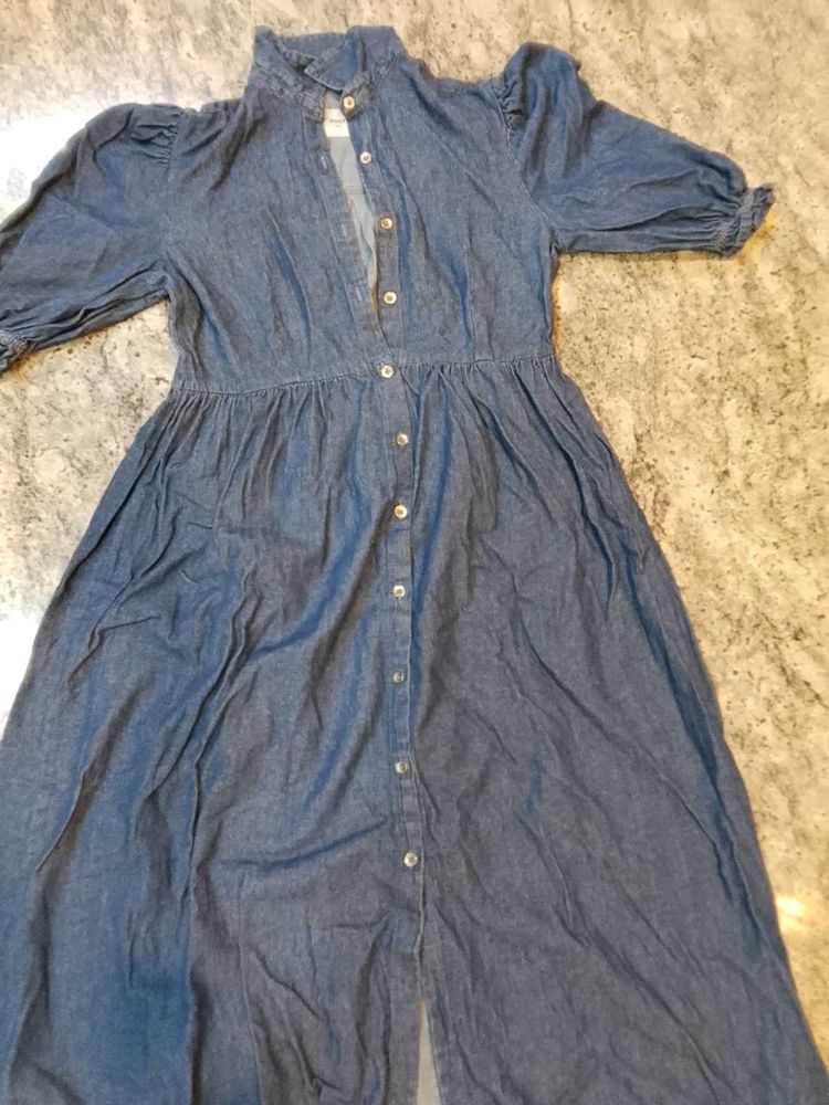 Denim Shirt Dress