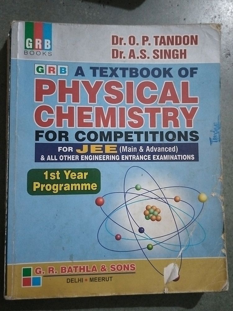 Textbook Of Physical Chemistry For Compititions