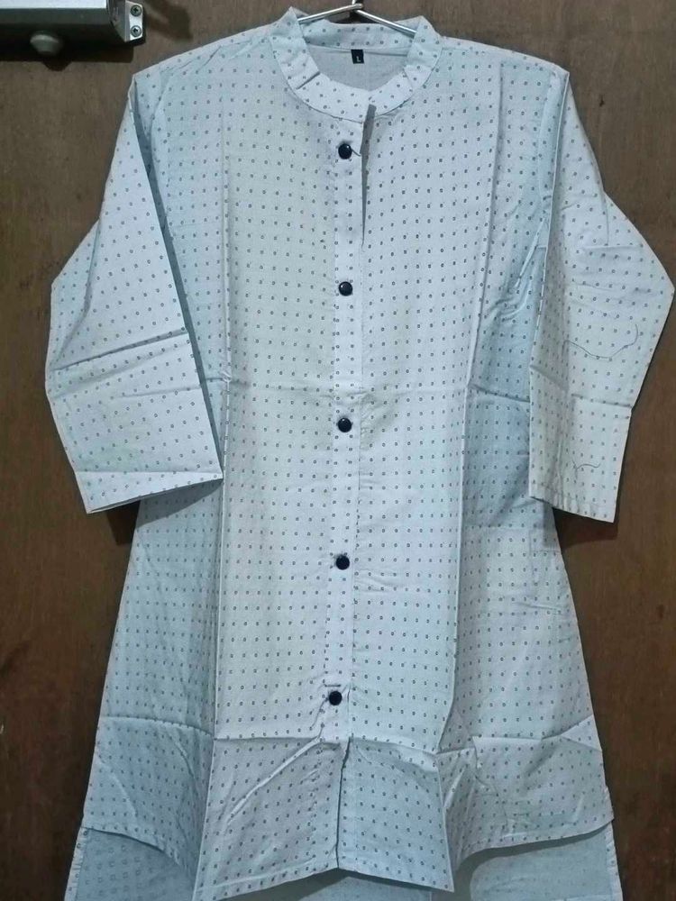 cotton shirt top size L